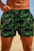 Mens Swim Trunks Beachwear - Green