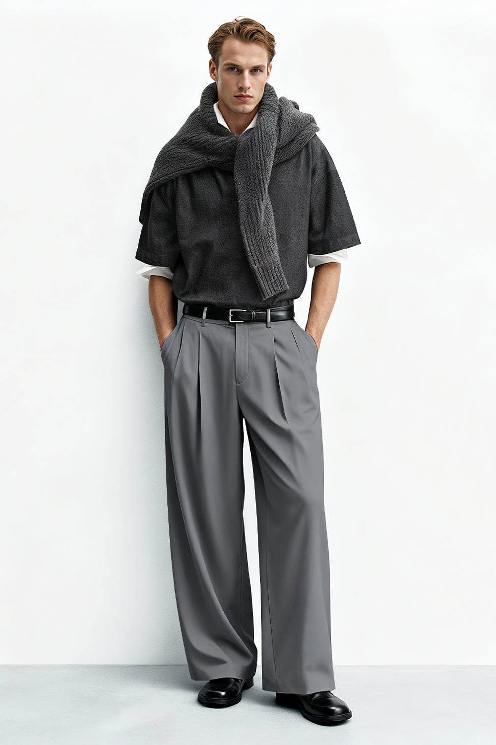 Men's Relaxed Baggy Pant - Dark Grey