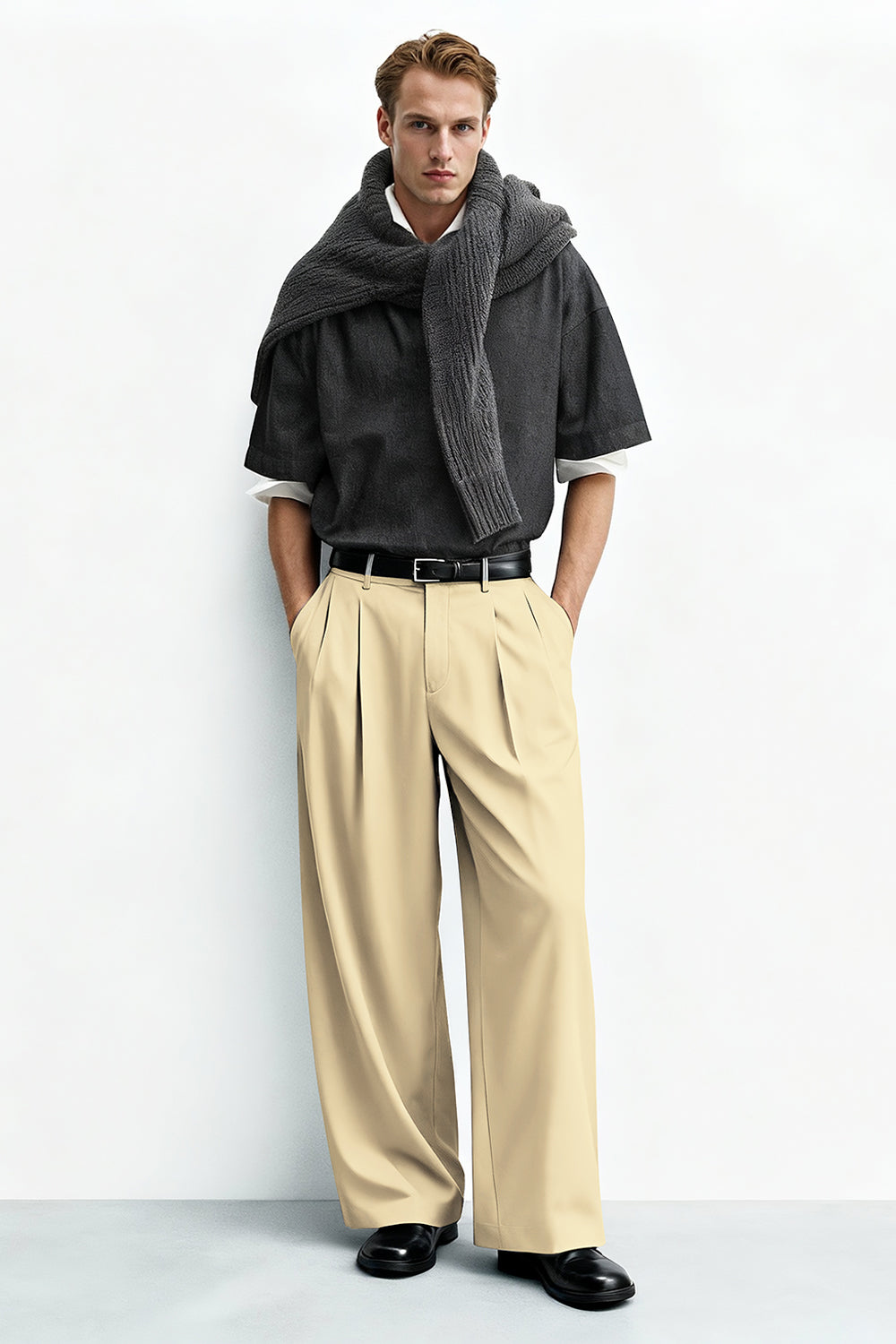 Men's Relaxed Baggy Pant - Light Khaki