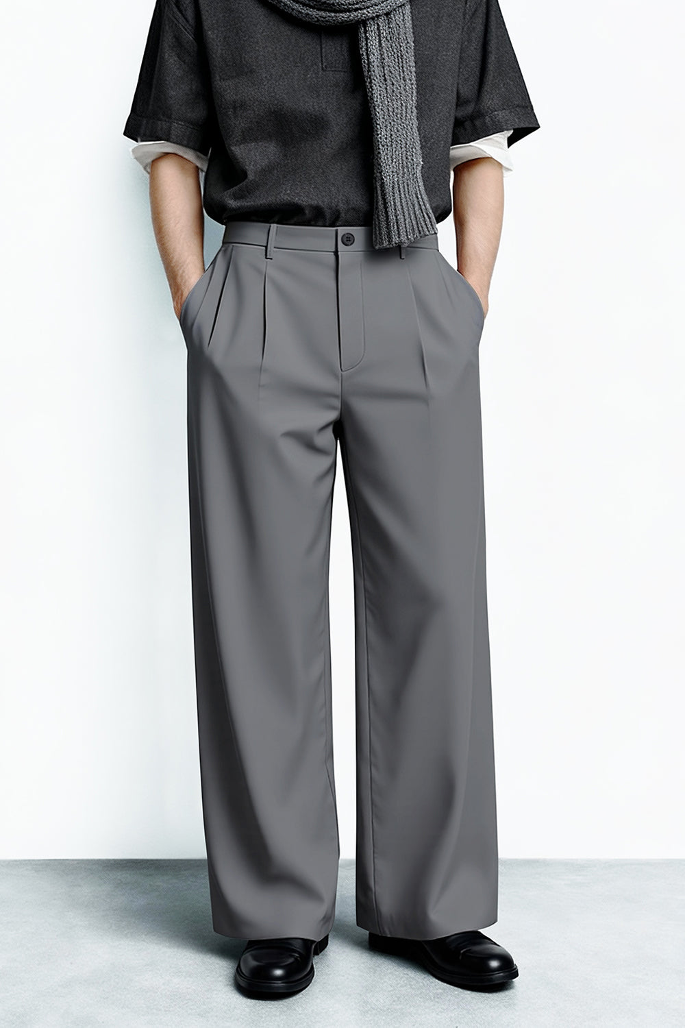 Men's Relaxed Baggy Pant - Dark Grey