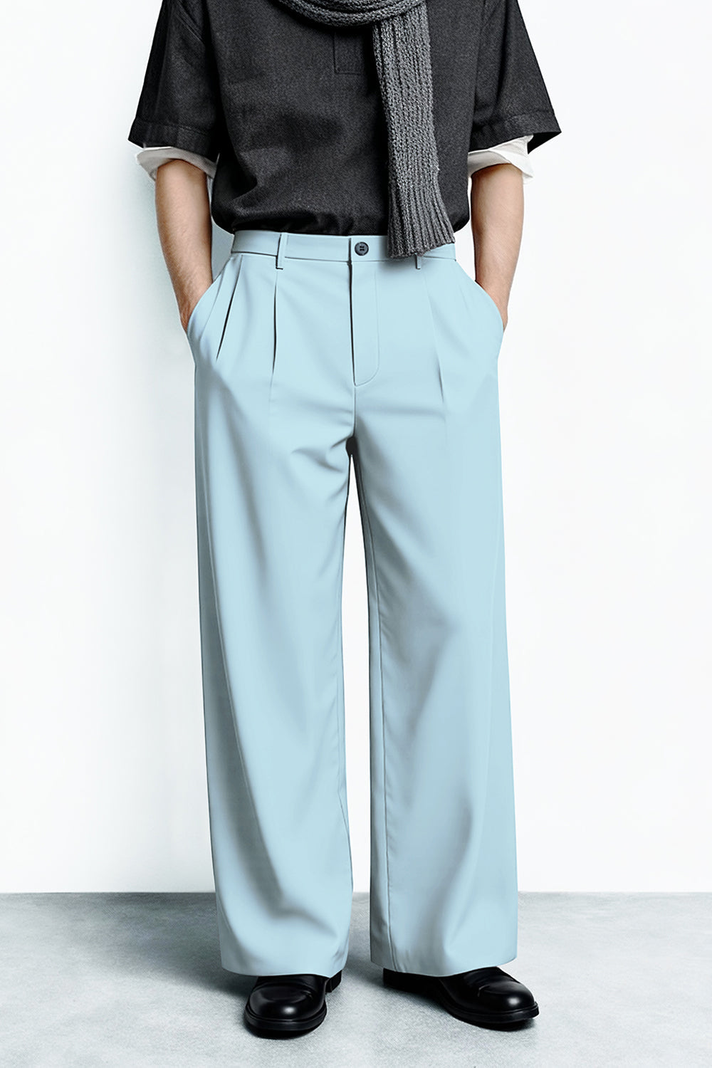 Men's Relaxed Baggy Pant - Light Blue