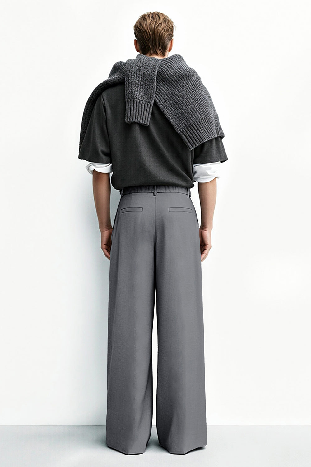 Men's Relaxed Baggy Pant - Dark Grey