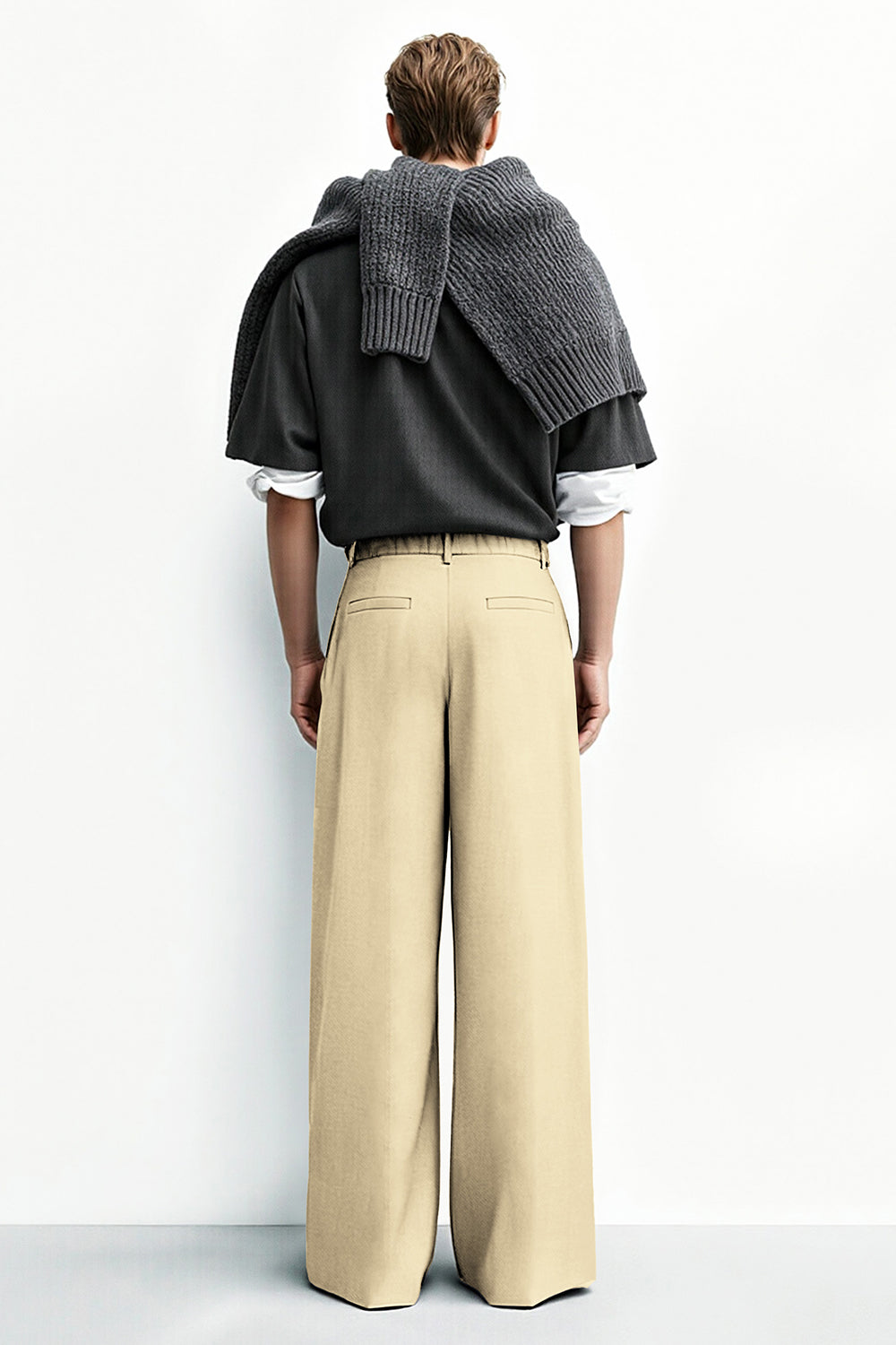 Men's Relaxed Baggy Pant - Light Khaki