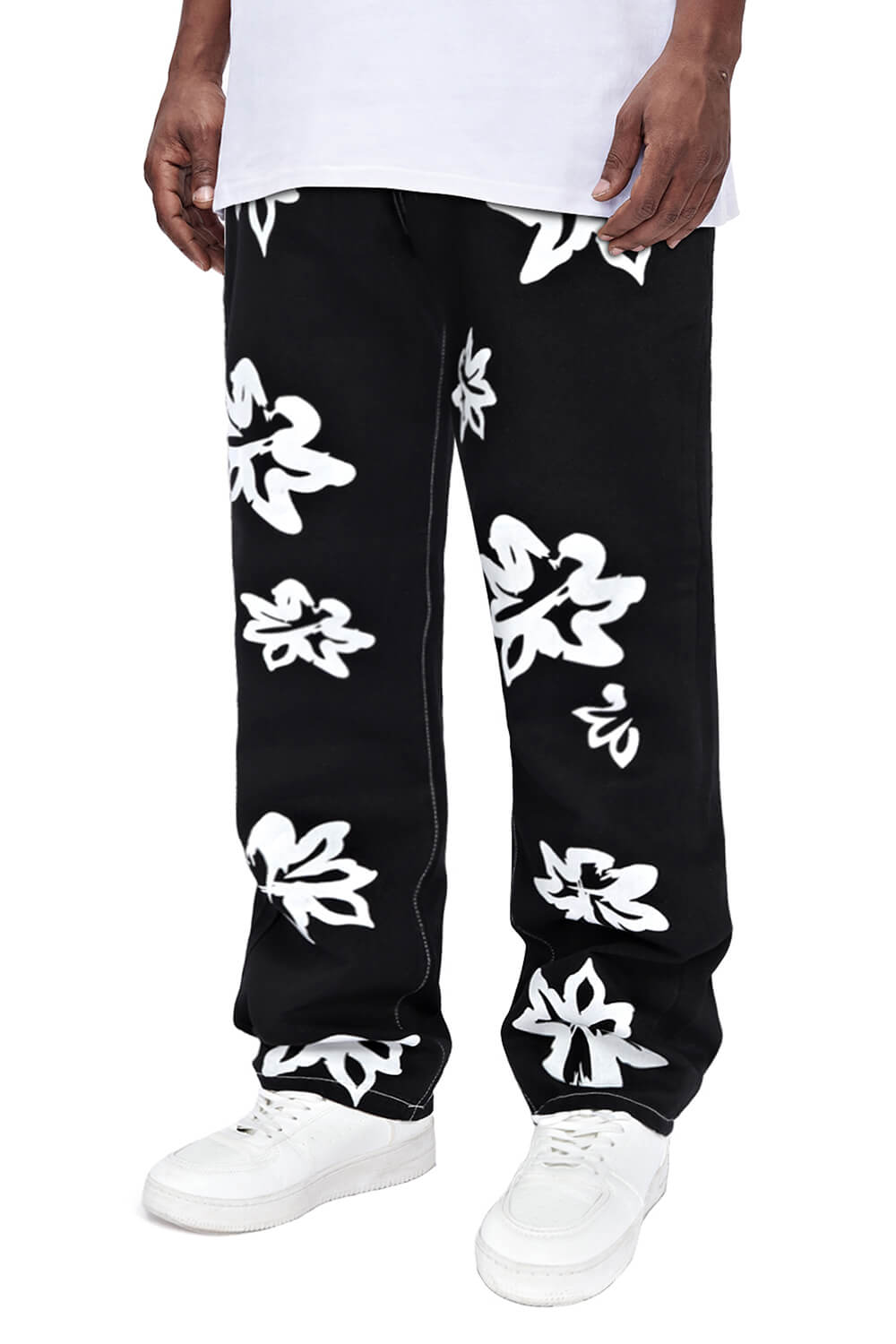 Men's Straight Jean - Black & Printed