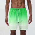 Mens Swim Trunk - Green Gradient