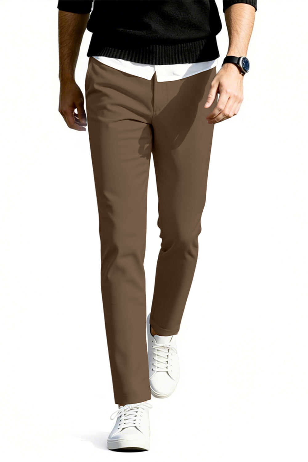 Men's Slim Fit Dress Pant - Camel