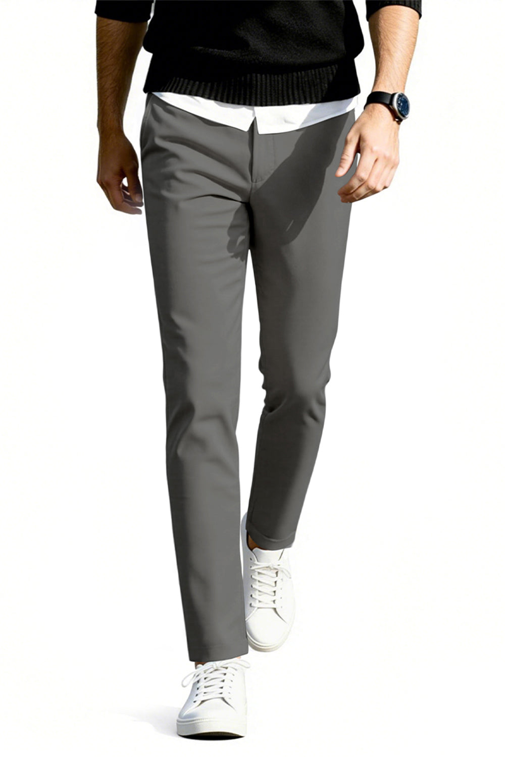 Men's Slim Fit Dress Pant - Grey