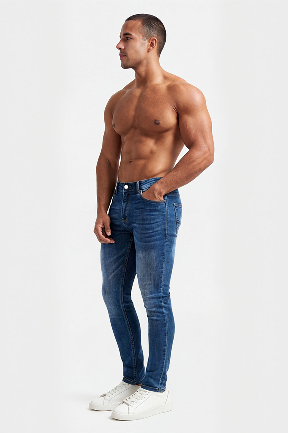 Men's Super Skinny Blue Jean