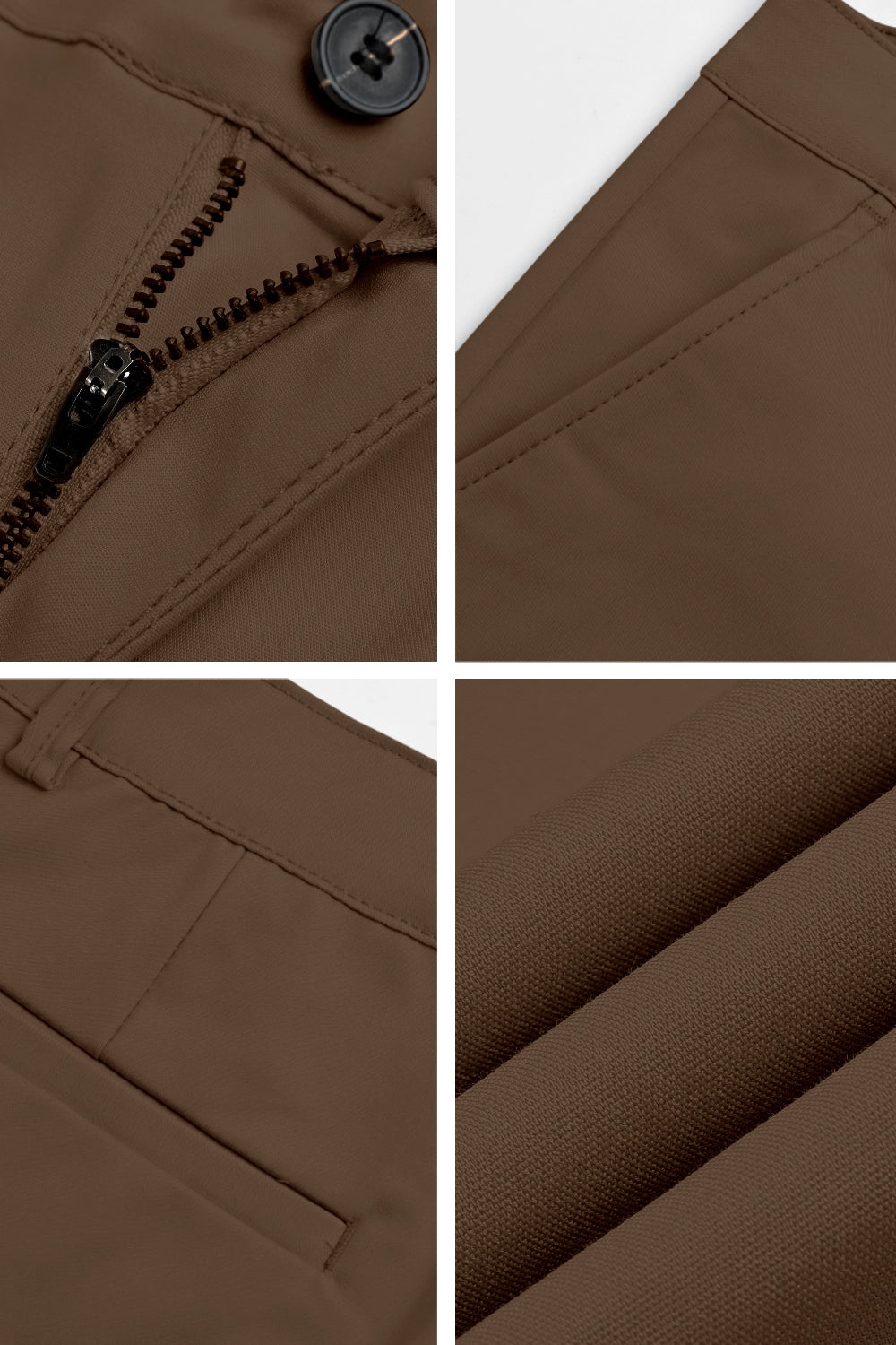 Men's Slim Fit Dress Pant - Camel