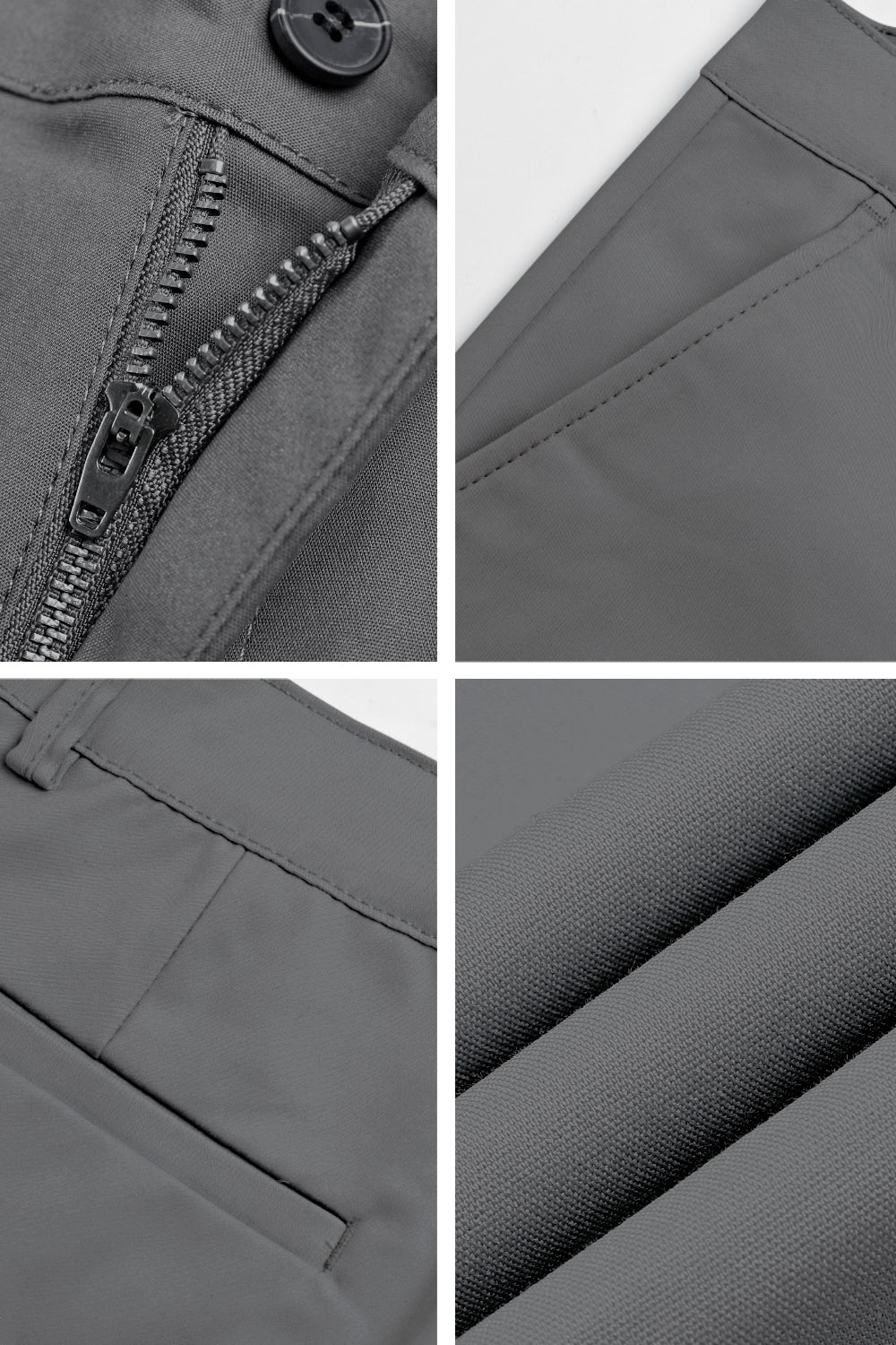 Men's Slim Fit Dress Pant - Grey