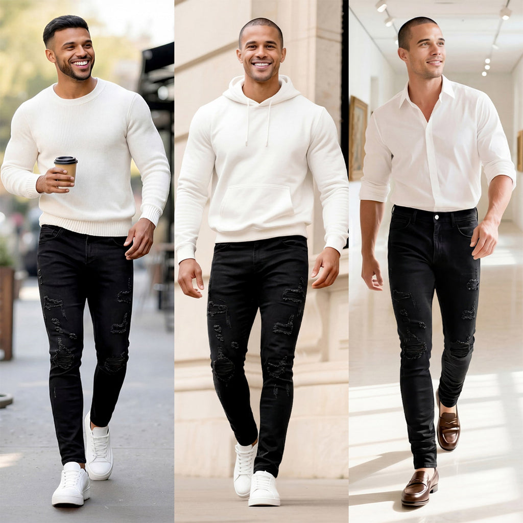 Men's Best Black Skinny Jean - Ripped