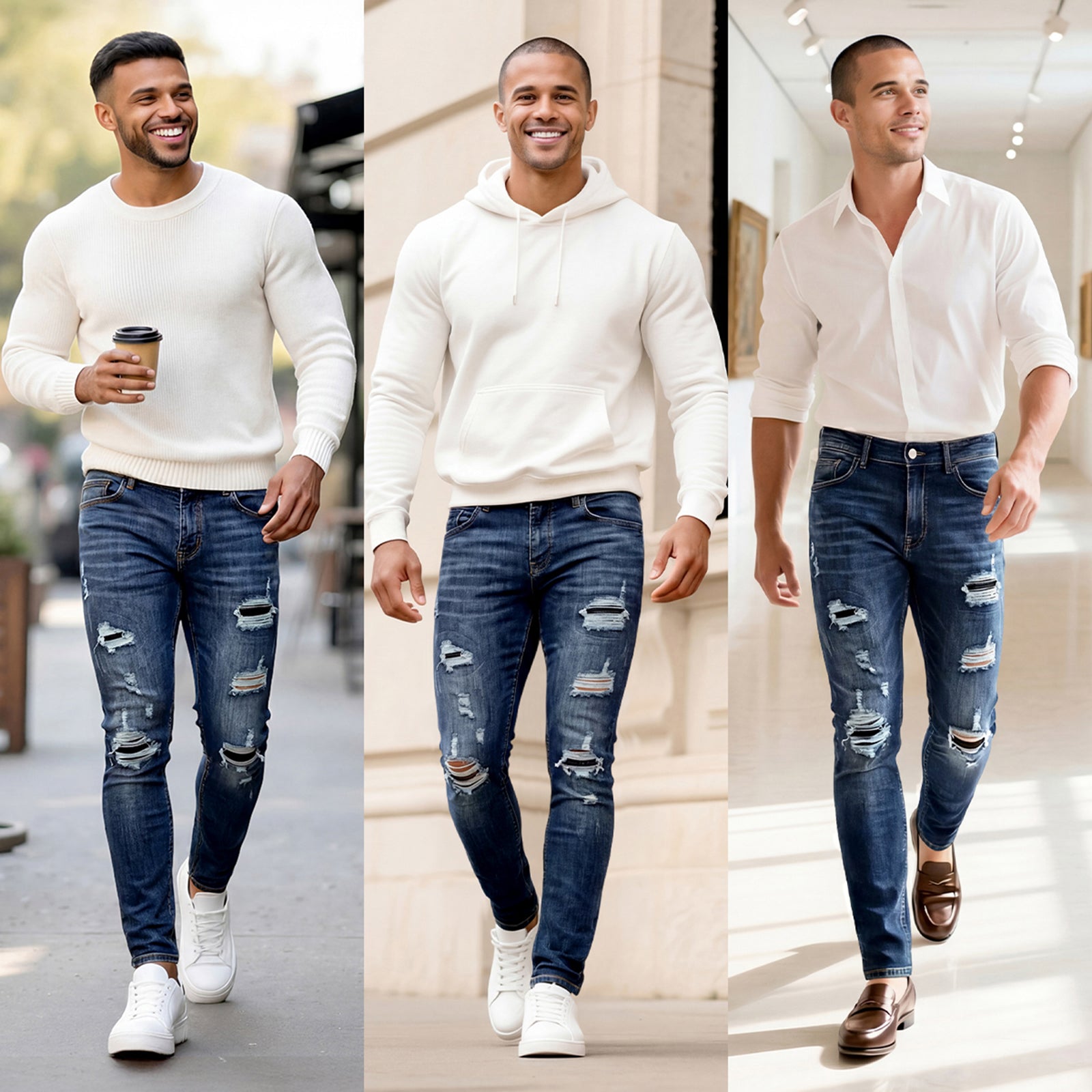 Men's Stretch Skinny Jean - Ripped