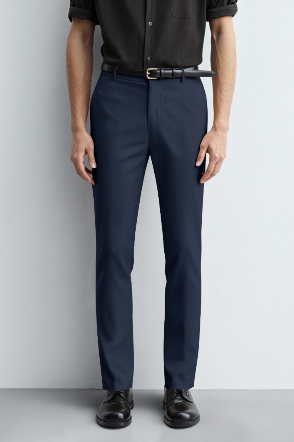 Men's Slim Fit Dress Pant - Dark Blue