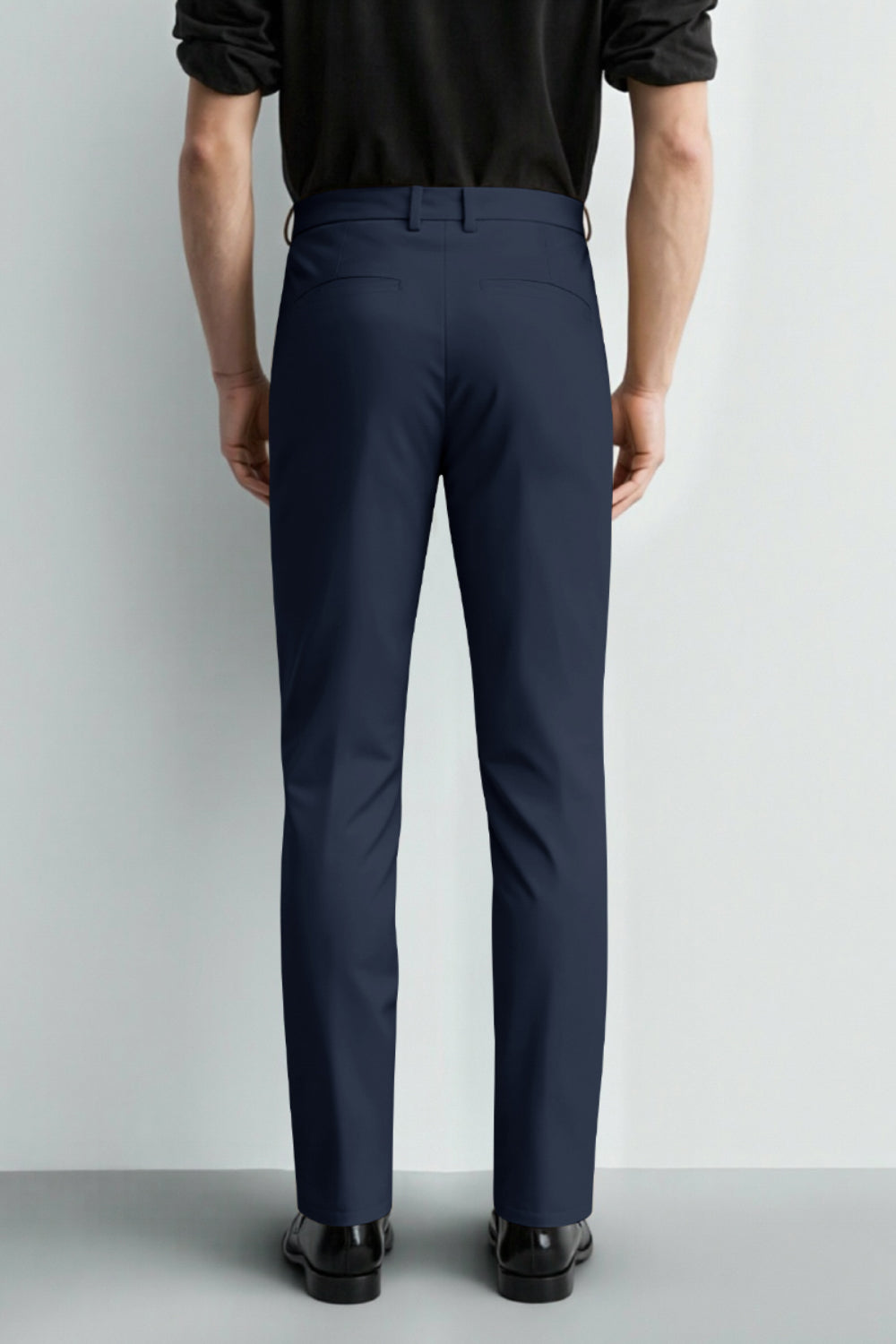 Men's Slim Fit Dress Pant - Dark Blue
