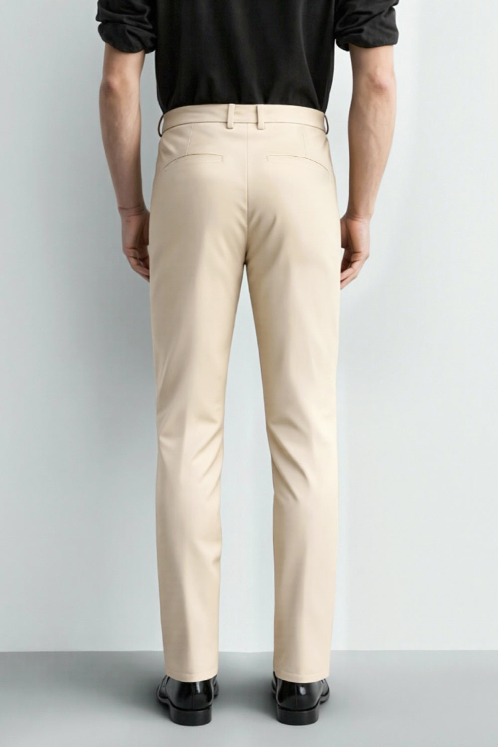 Men's Slim Fit Dress Pant - Beige