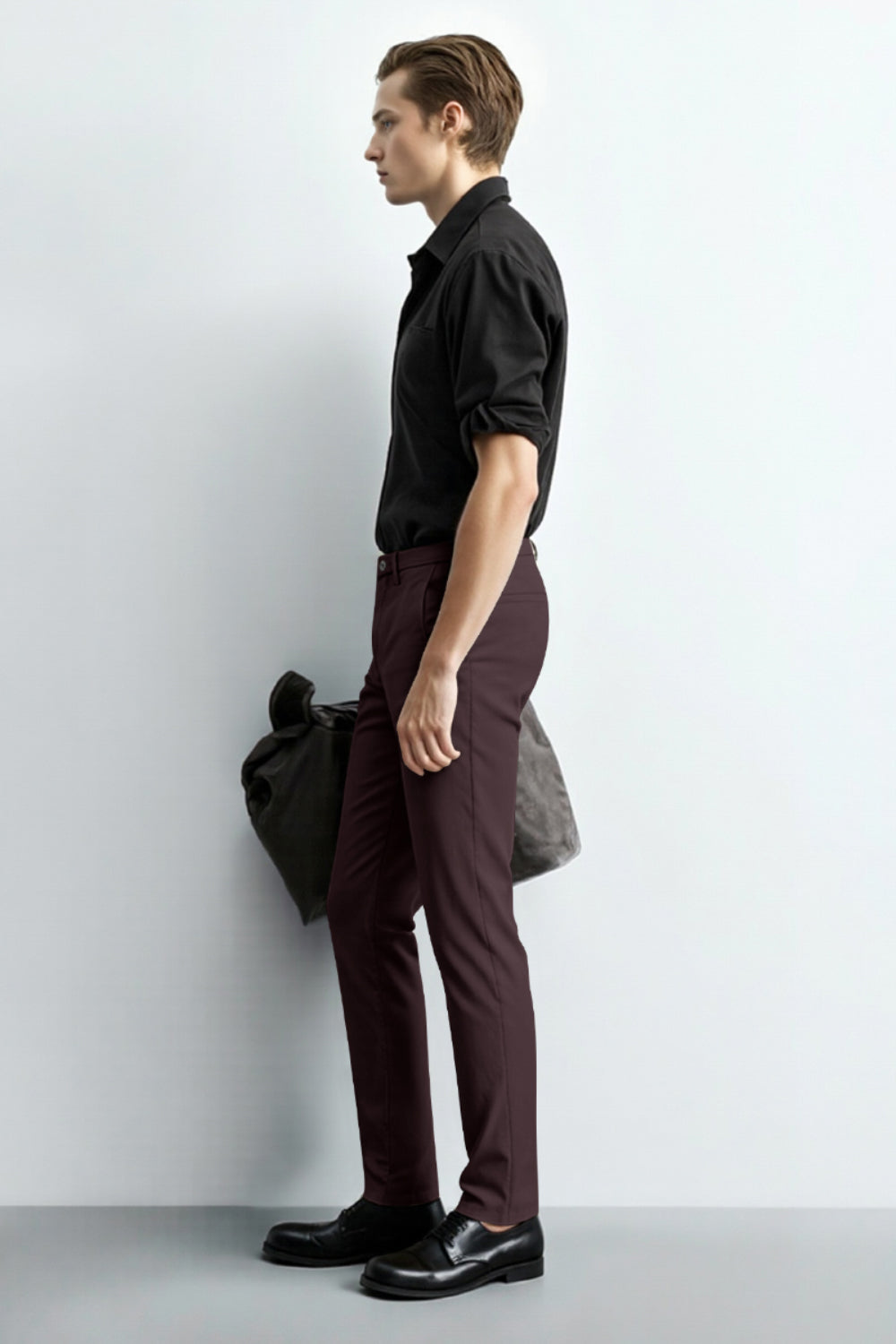Men's Slim Fit Dress Pant - Brown