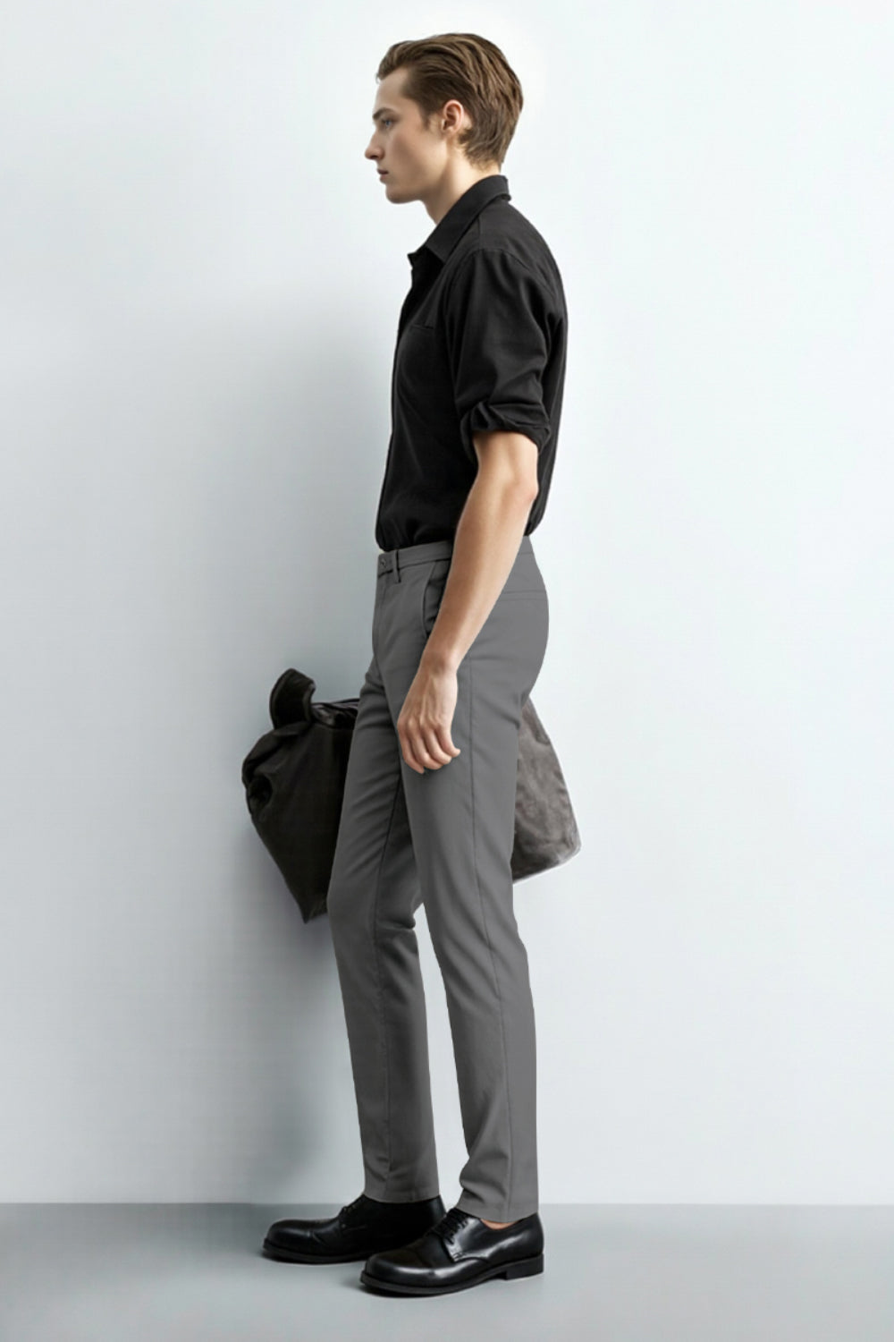 Men's Slim Fit Dress Pant - Grey