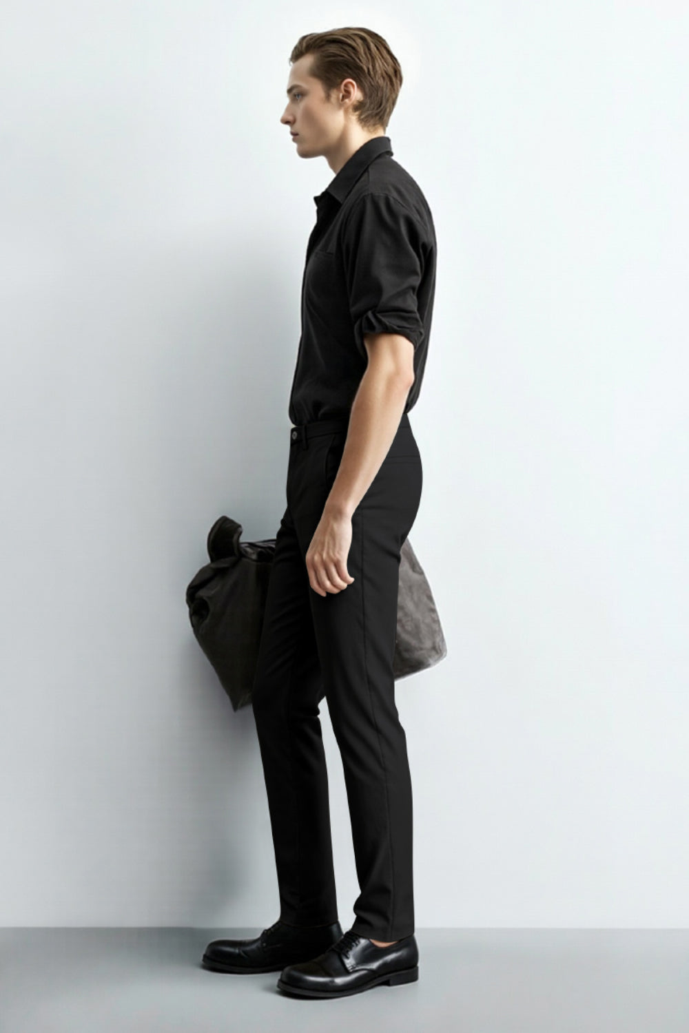 Men's Slim Fit Dress Pant - Black