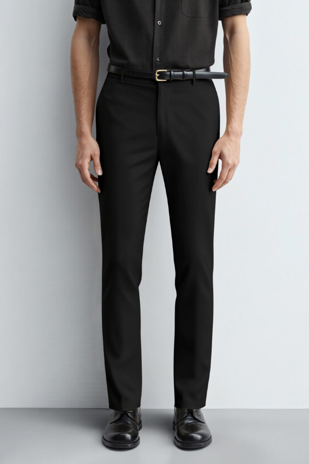 Men's Slim Fit Dress Pant - Black