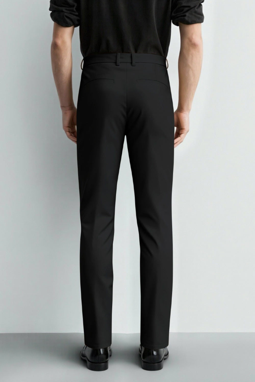Men's Slim Fit Dress Pant - Black