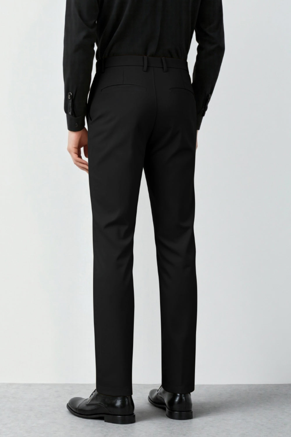 Men's Slim Fit Dress Pant - Black
