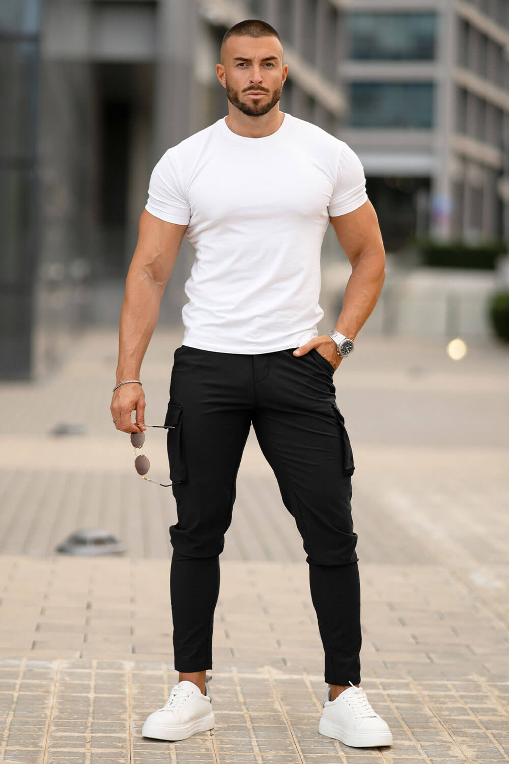 Men Casual Cargo Pant - Khaki