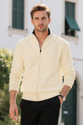 Men's Sweater Coat - Apricot