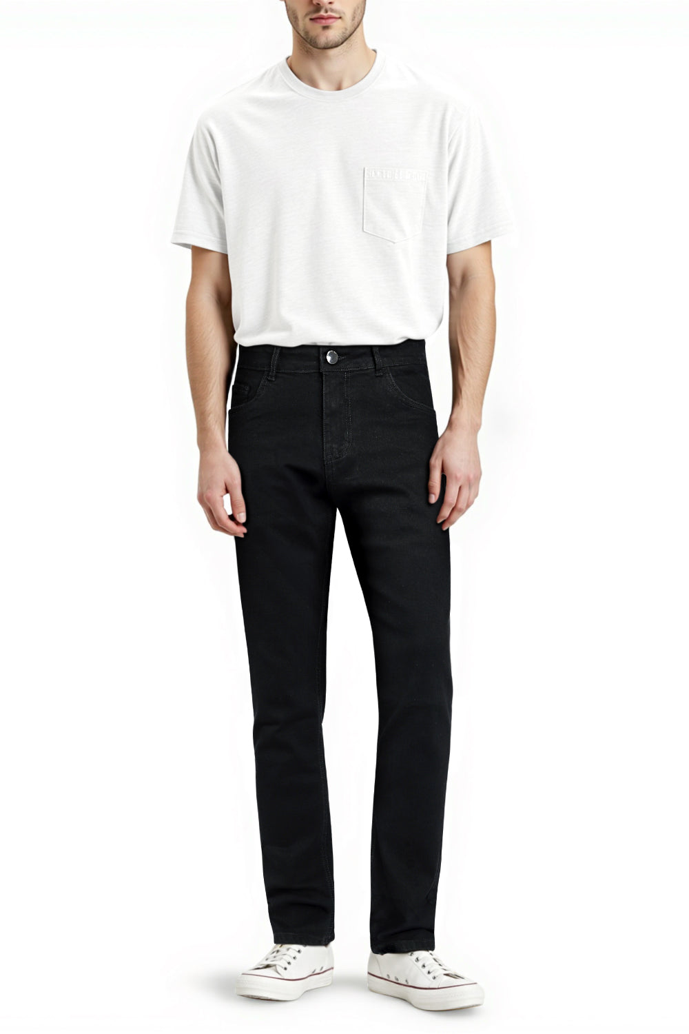 Men's Stretch Slim Fit Jean - Black