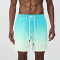 Mens Swim Trunk - Blue Gradient