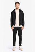 Men's Casual Hoodie Set - Black