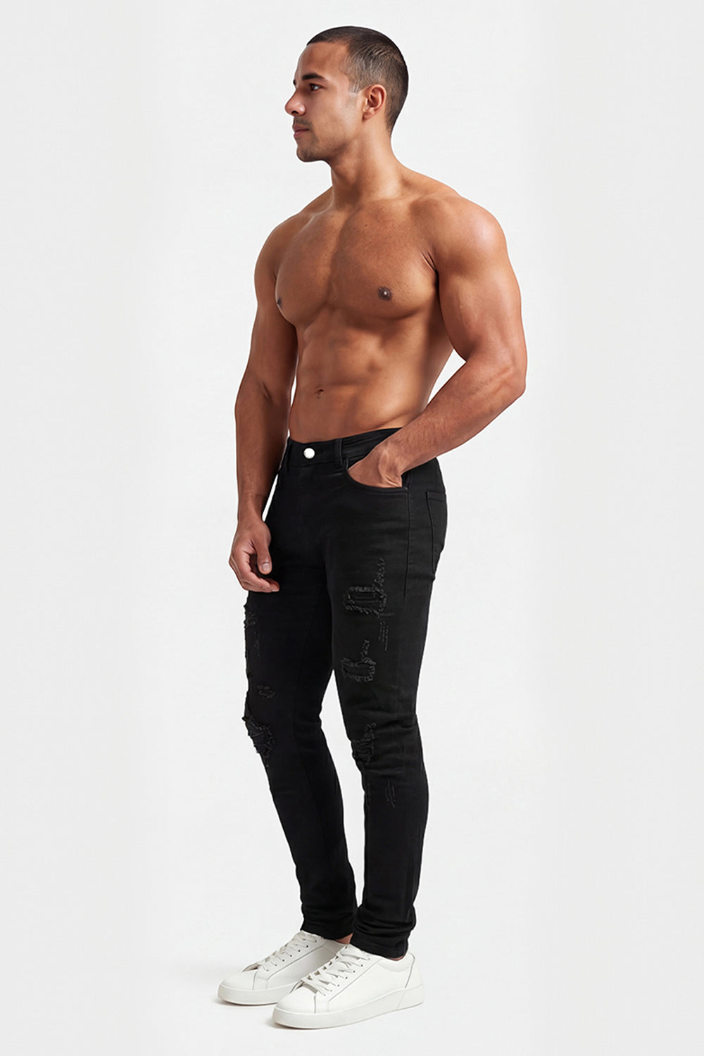 Men's Best Black Skinny Jean - Ripped