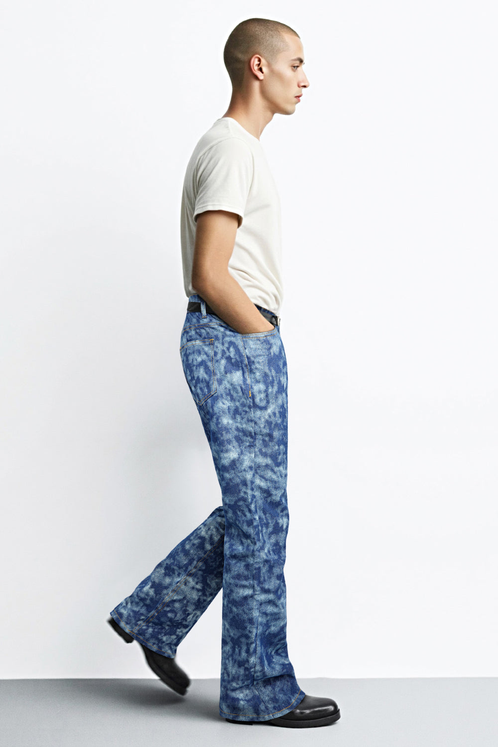 Men's Flared Jean - Blue