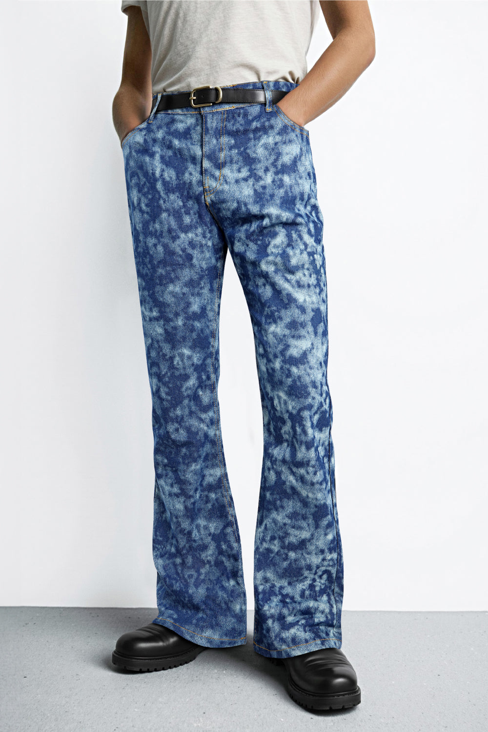 Men's Flared Jean - Blue