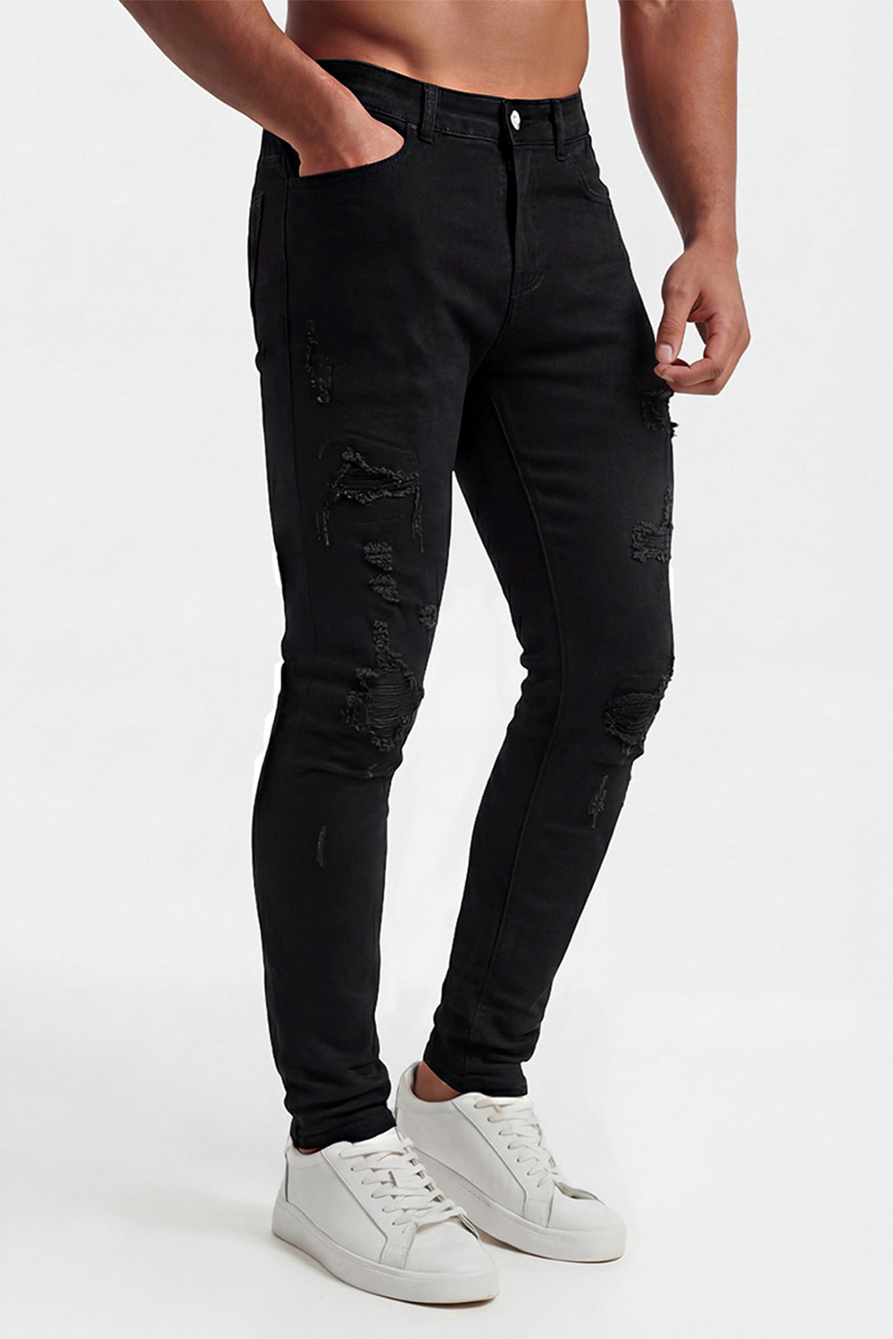 Men's Best Black Skinny Jean - Ripped