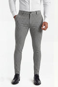 Men's Plaid Pant - Black & White