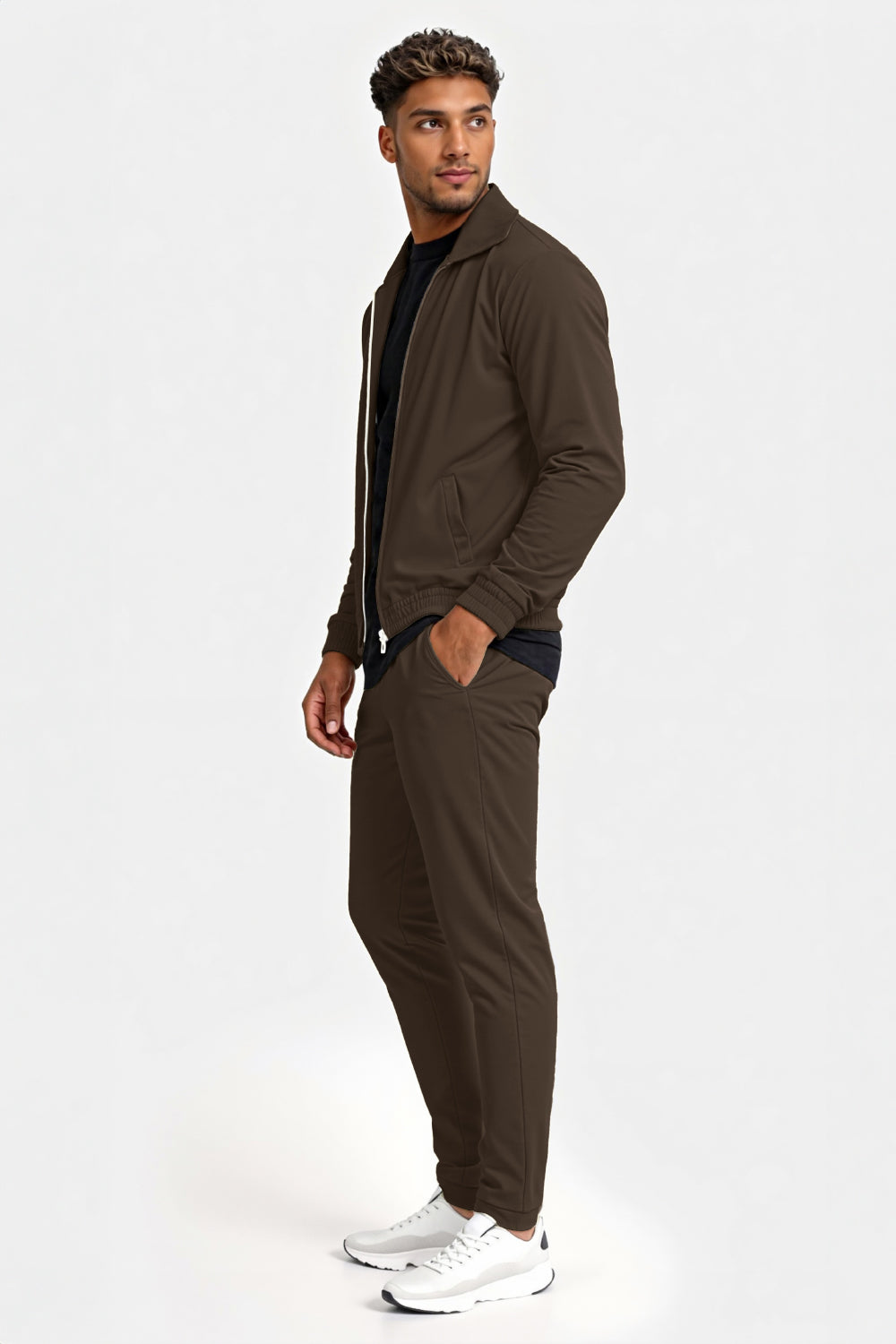 Men's Casual Set - Brown