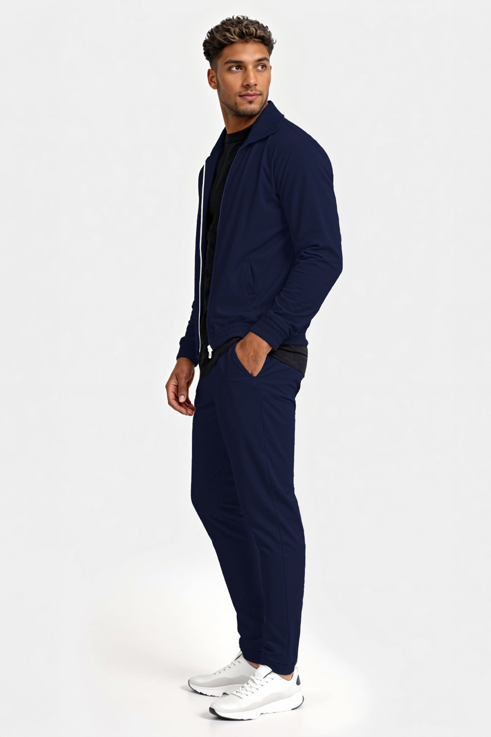 Men's Casual Set - Navy Blue