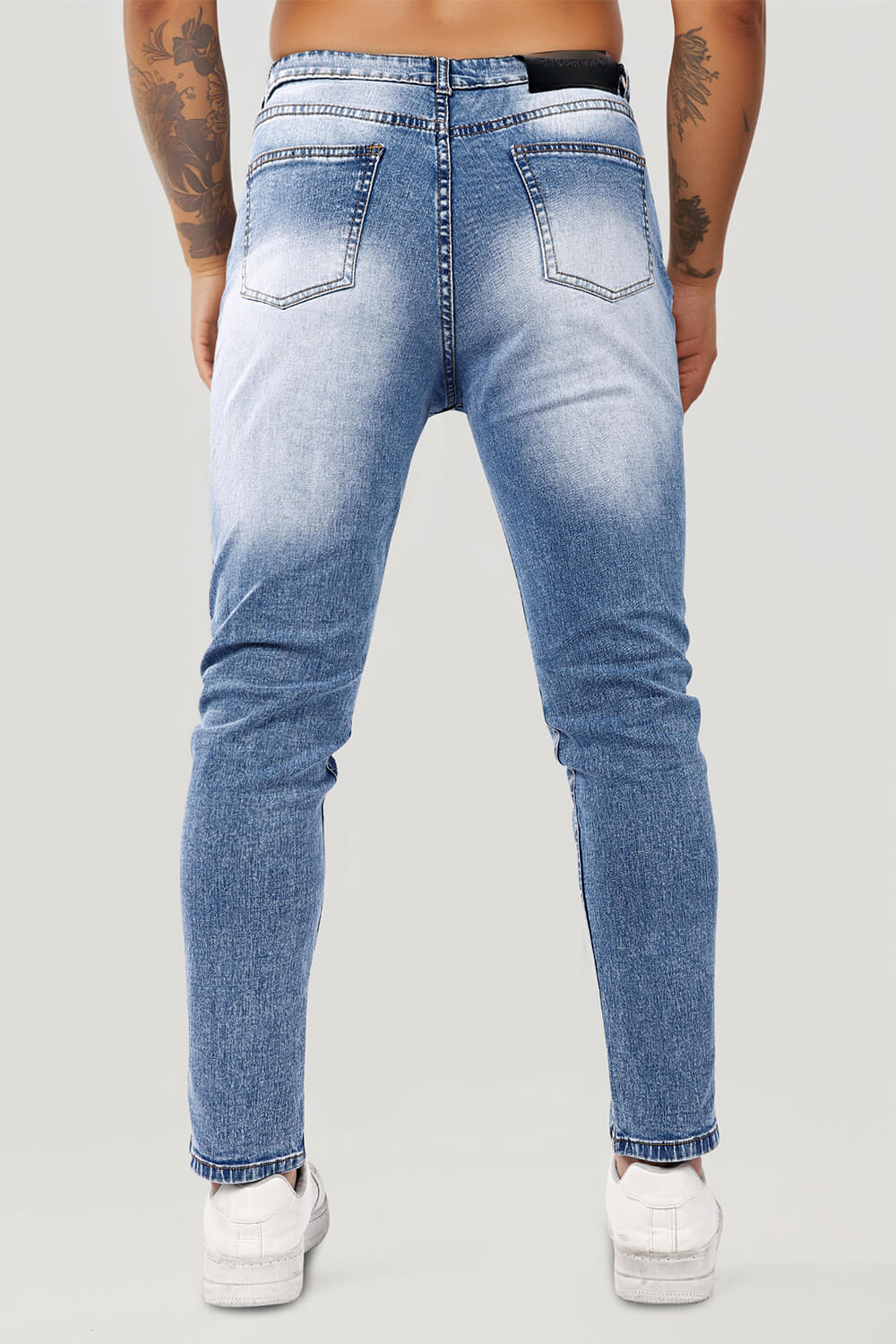 Men's Stretch Slim Fit Jean - Washed Blue