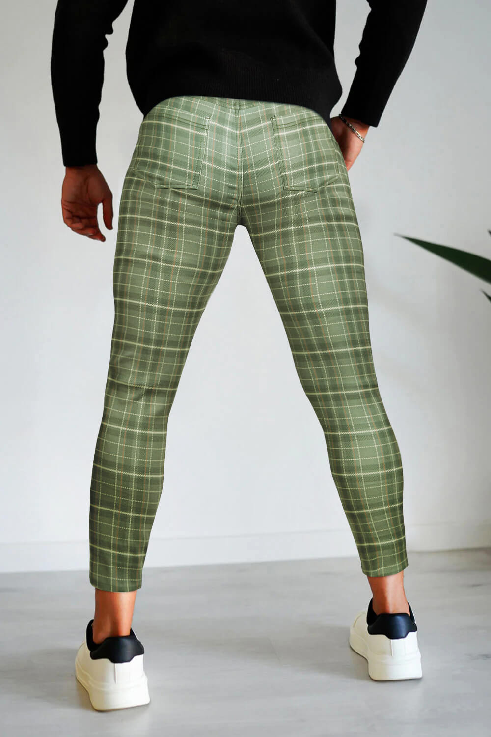 Men's Green Pant - Lattice