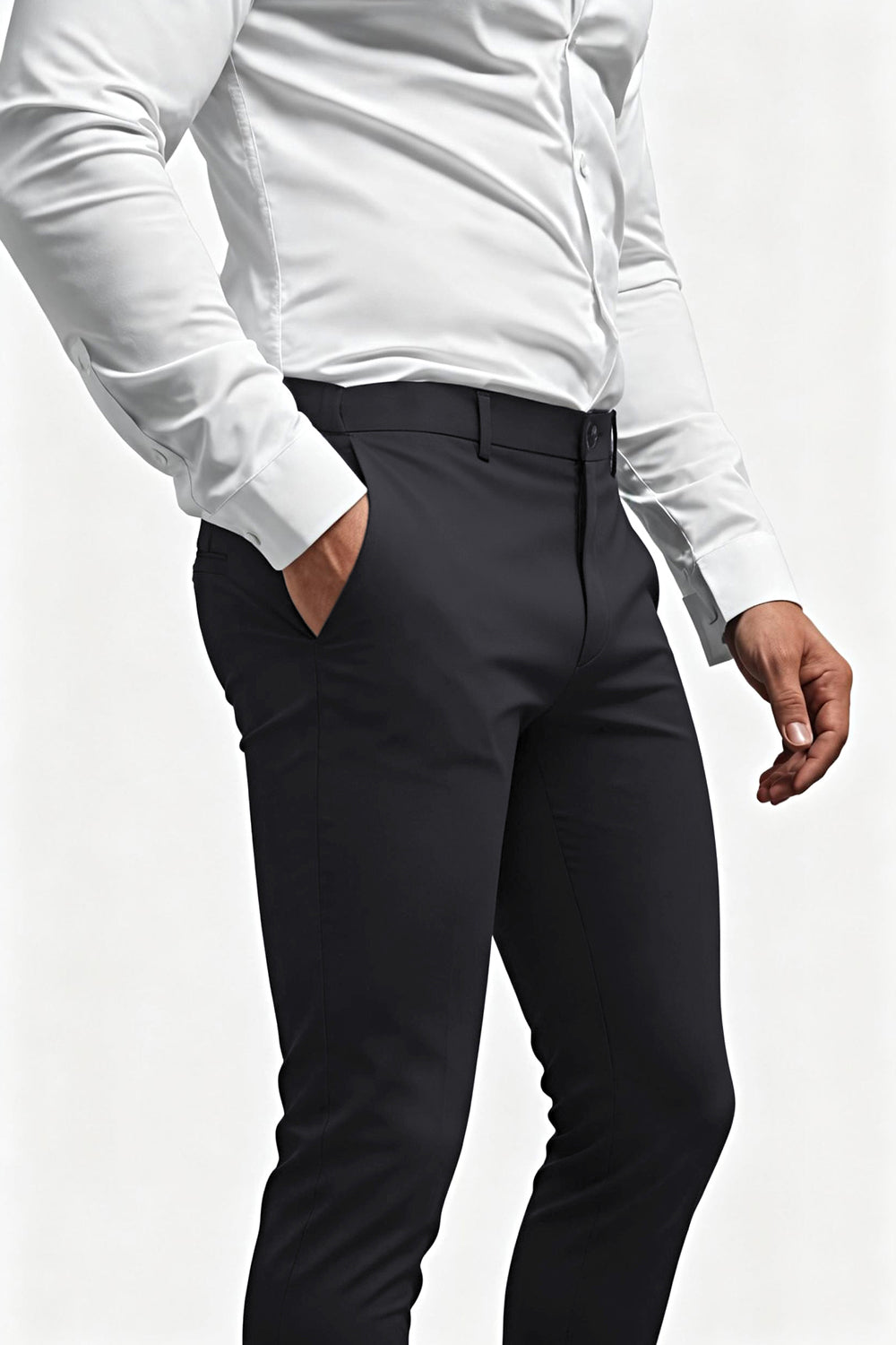 Black Stretch Pants