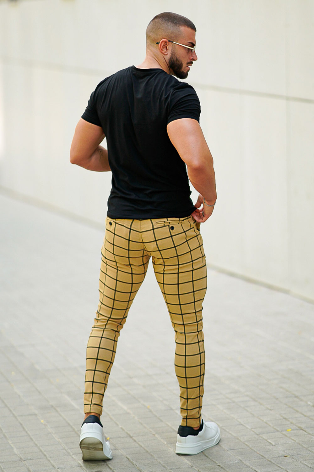 Men's Yellow Pant - Lattice