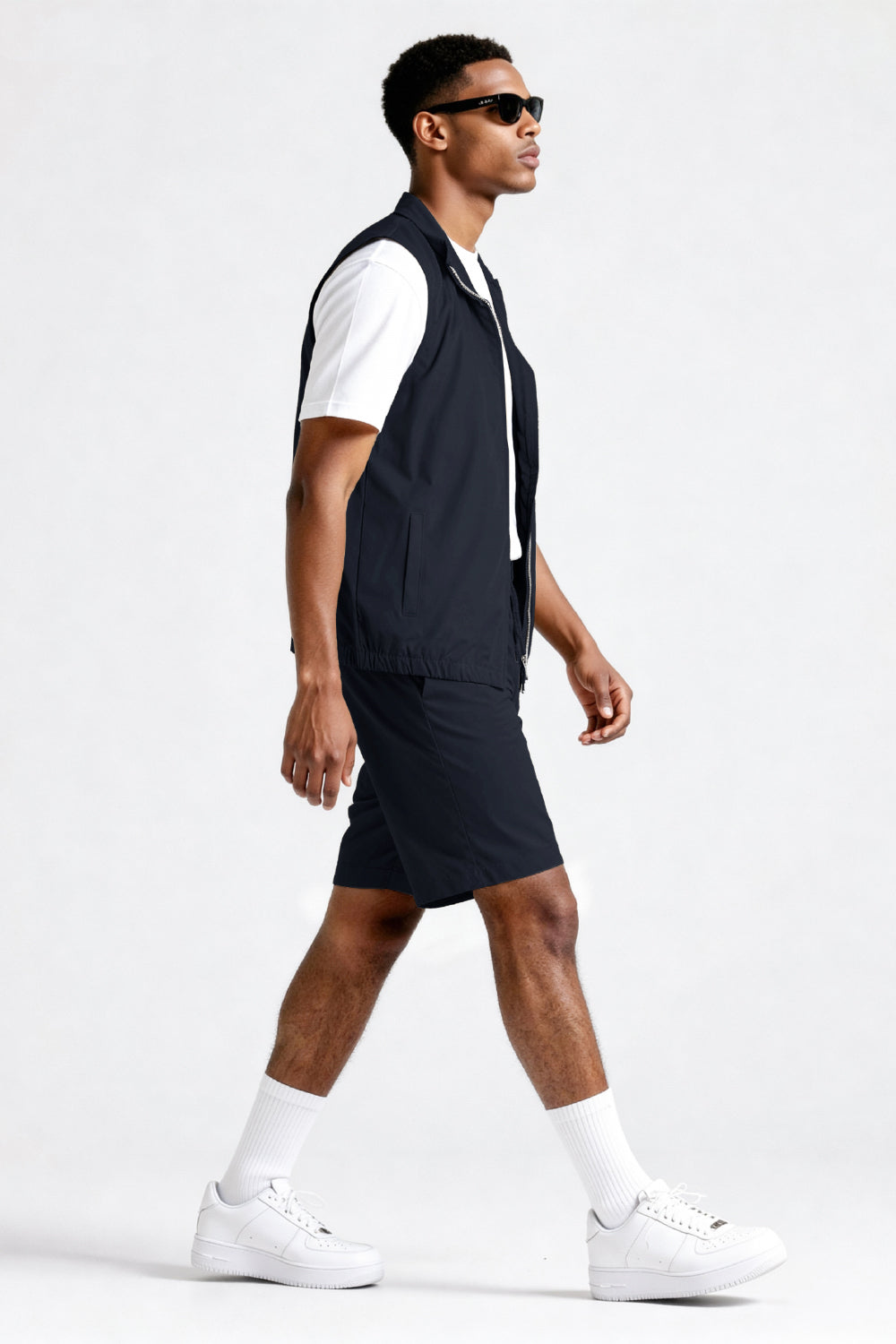 Men's Vest Set - Dark Blue