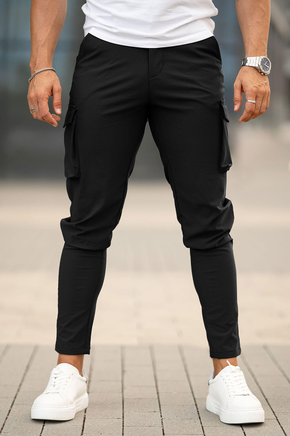 Men Casual Cargo Pant - Khaki