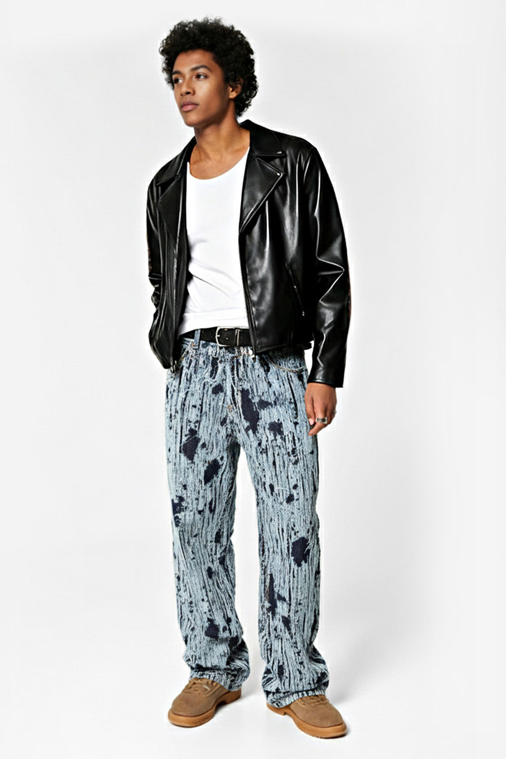Men's Baggy Jean - Color Blocking