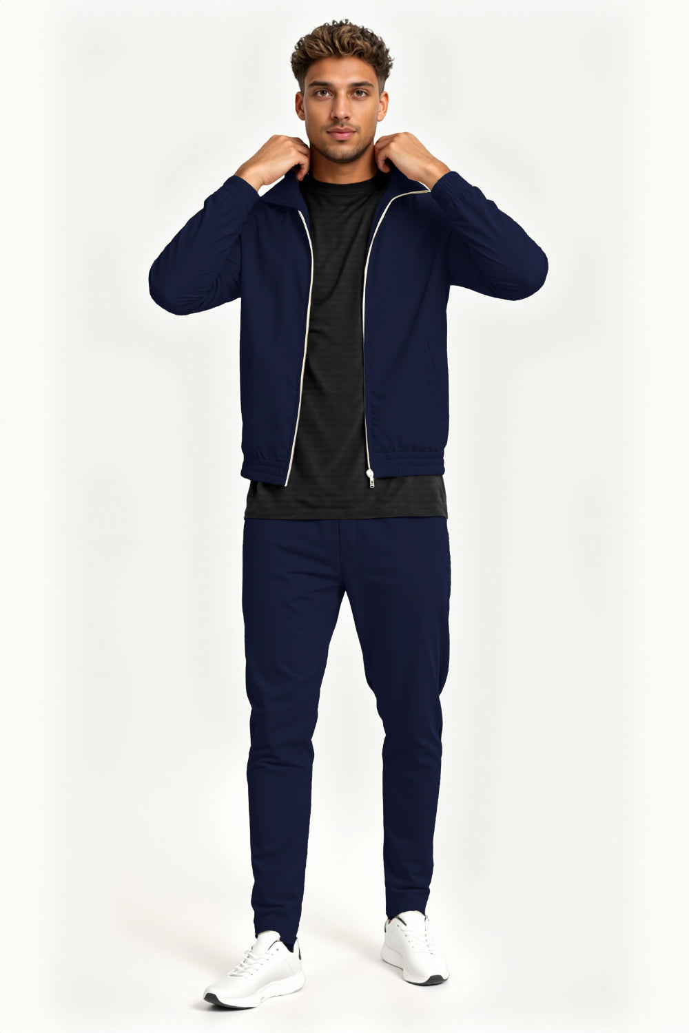 Men's Casual Set - Navy Blue