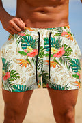 Mens Swim Trunks Beachwear - Printed
