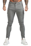 Mens Skinny Lattice Pant -Grey