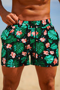 Mens Swim Trunks Beachwear - Dark Green