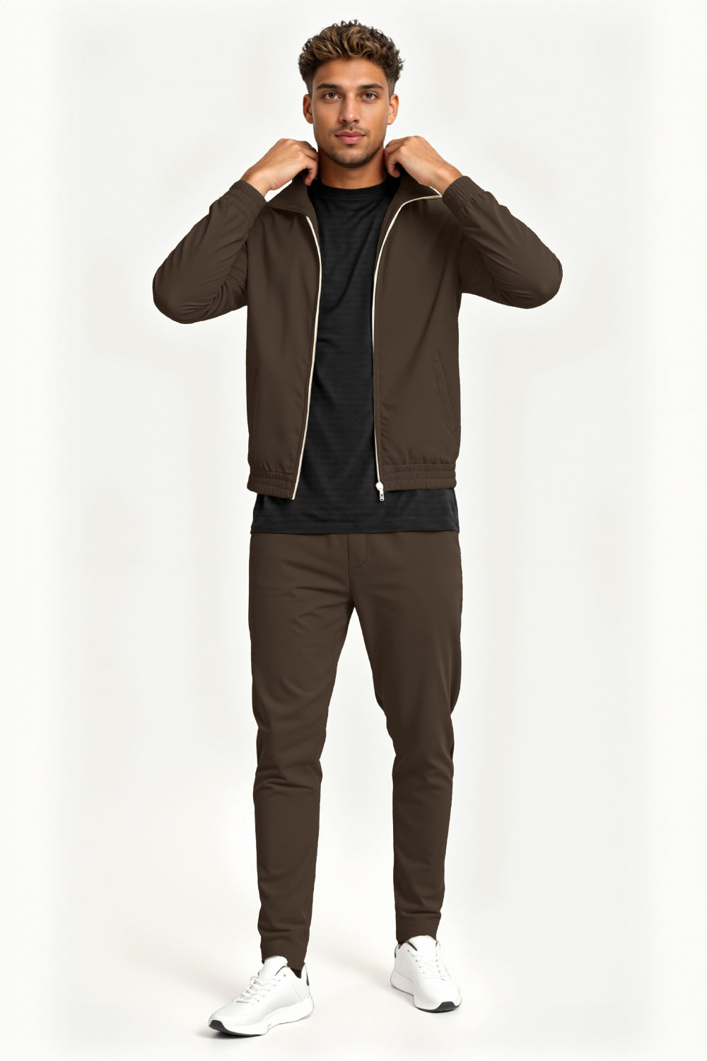 Men's Casual Set - Brown