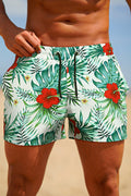 Mens Swim Trunks Beachwear - Light Green